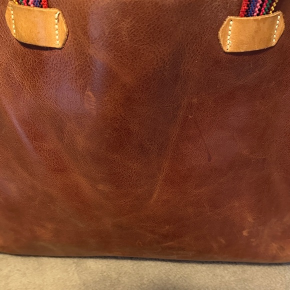 Consuela Brown Tote Bag in Vico Design with Multicolor Straps - GUC - Picture 4 of 16